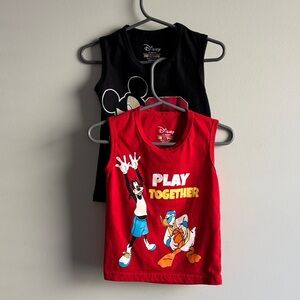 bundle Disney size 1-2 years Kids Tank Tops bundle Red and Black